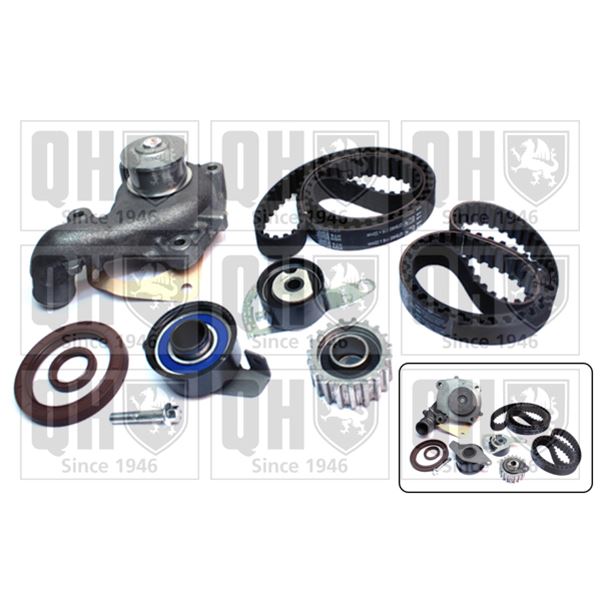 1 kit de distribution + 1 pompe à eau Quinton Hazell QBPK2352