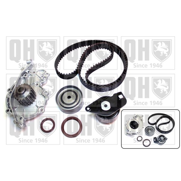 1 kit de distribution + 1 pompe à eau Quinton Hazell QBPK2550