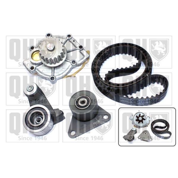 1 kit de distribution + 1 pompe à eau Quinton Hazell QBPK2620