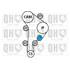 1 kit de distribution + 1 pompe à eau Quinton Hazell QBPK2690