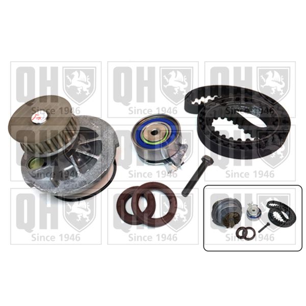 1 kit de distribution + 1 pompe à eau Quinton Hazell QBPK3311