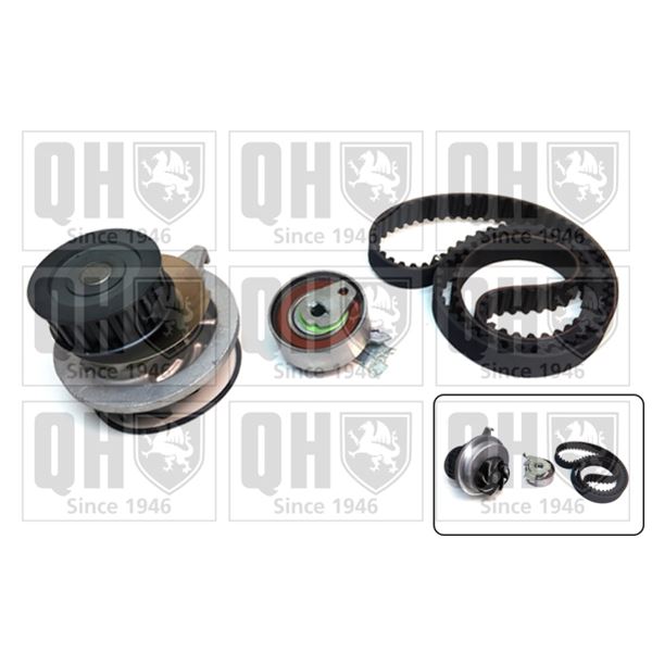 1 kit de distribution + 1 pompe à eau Quinton Hazell QBPK3390