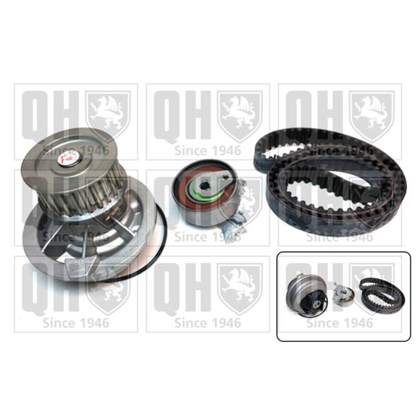 1 kit de distribution + 1 pompe à eau Quinton Hazell QBPK3391