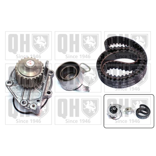 1 kit de distribution + 1 pompe à eau Quinton Hazell QBPK3530