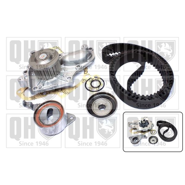 1 kit de distribution + 1 pompe à eau Quinton Hazell QBPK3610