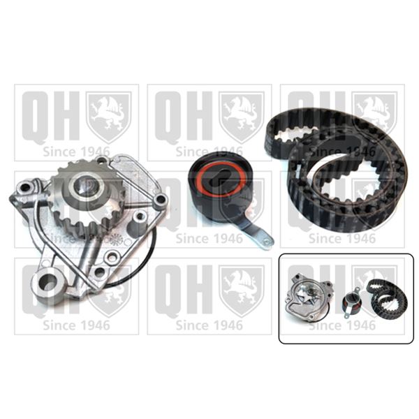 1 kit de distribution + 1 pompe à eau Quinton Hazell QBPK4650