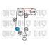 1 kit de distribution + 1 pompe à eau Quinton Hazell QBPK5821