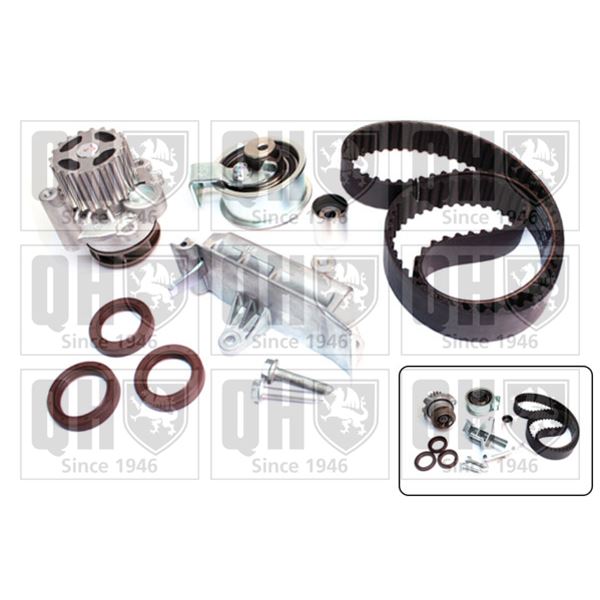 1 kit de distribution + 1 pompe à eau Quinton Hazell QBPK5831