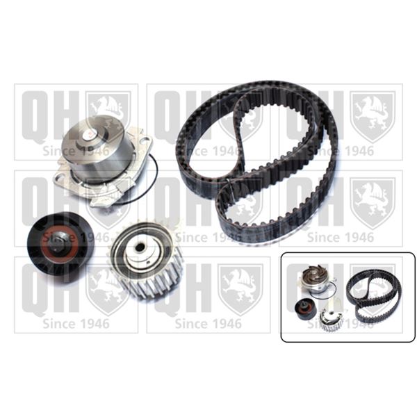 1 kit de distribution + 1 pompe à eau Quinton Hazell QBPK6100