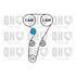 1 kit de distribution + 1 pompe à eau Quinton Hazell QBPK6100