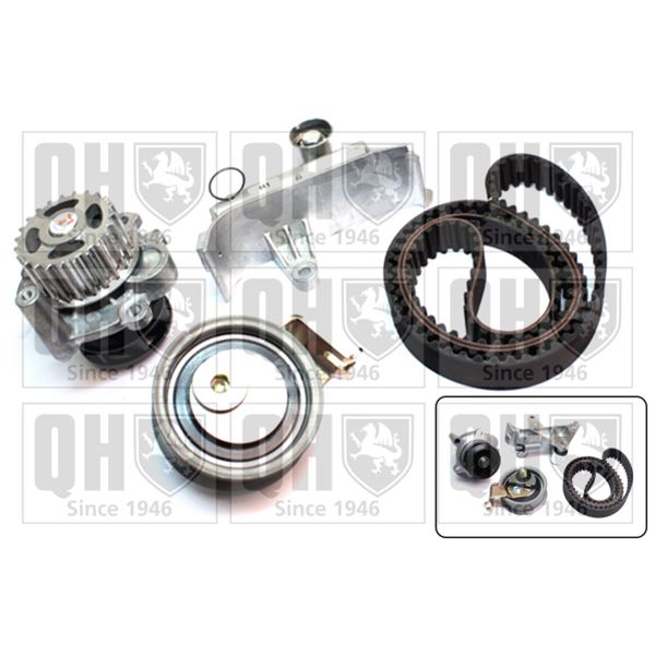 1 kit de distribution + 1 pompe à eau Quinton Hazell QBPK6410