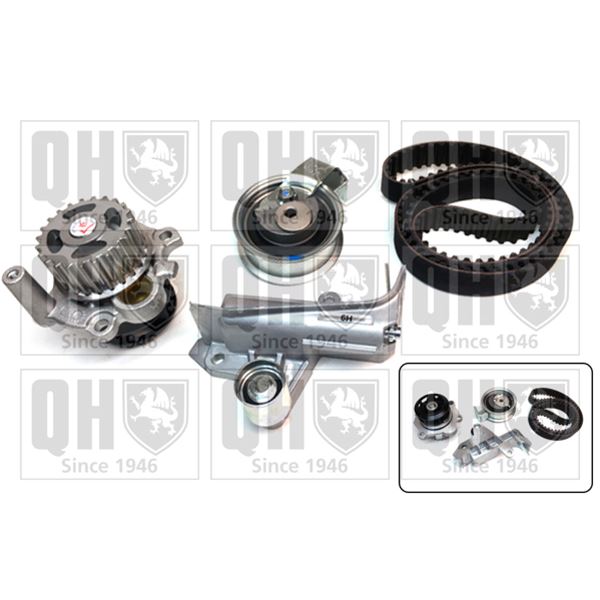 1 kit de distribution + 1 pompe à eau Quinton Hazell QBPK6420