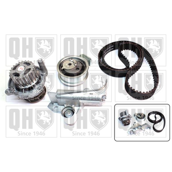 1 kit de distribution + 1 pompe à eau Quinton Hazell QBPK6421