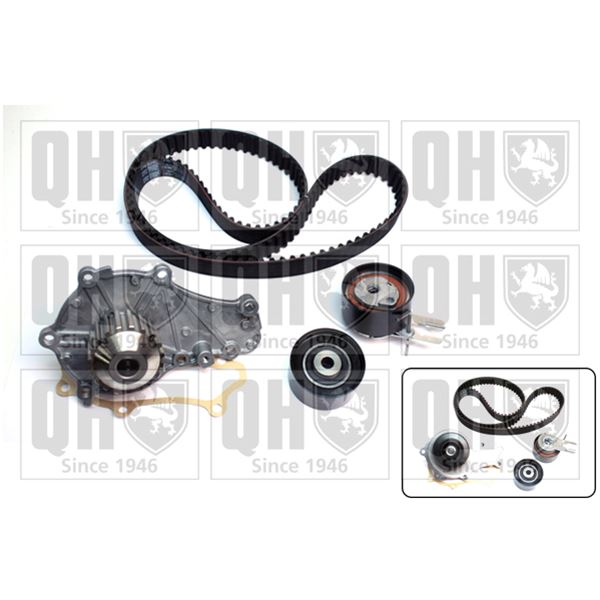 1 kit de distribution + 1 pompe à eau Quinton Hazell QBPK6450