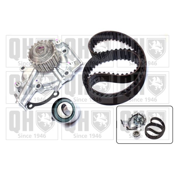 1 kit de distribution + 1 pompe à eau Quinton Hazell QBPK6480