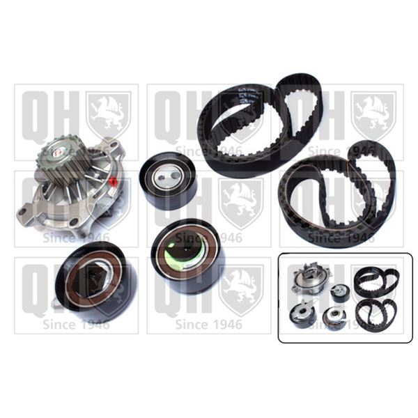 1 kit de distribution + 1 pompe à eau Quinton Hazell QBPK6511