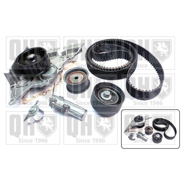 1 kit de distribution + 1 pompe à eau Quinton Hazell QBPK6701