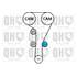 1 kit de distribution + 1 pompe à eau Quinton Hazell QBPK6770