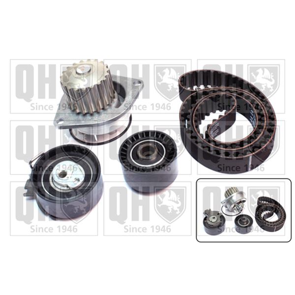 1 kit de distribution + 1 pompe à eau Quinton Hazell QBPK6800