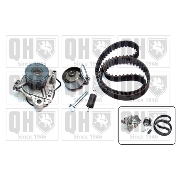 1 kit de distribution + 1 pompe à eau Quinton Hazell QBPK6820
