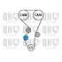 1 kit de distribution + 1 pompe à eau Quinton Hazell QBPK7010