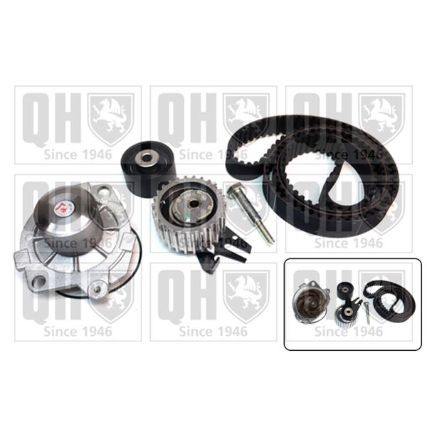 1 kit de distribution + 1 pompe à eau Quinton Hazell QBPK7940