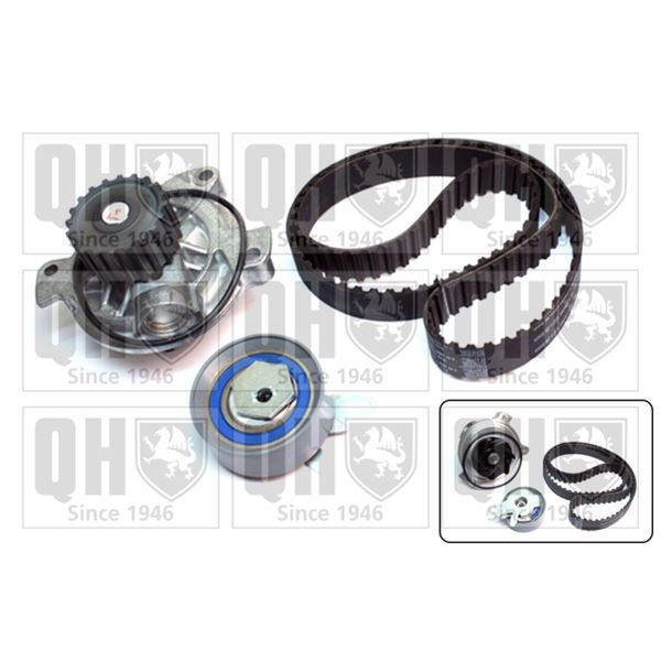 1 kit de distribution + 1 pompe à eau Quinton Hazell QBPK8090