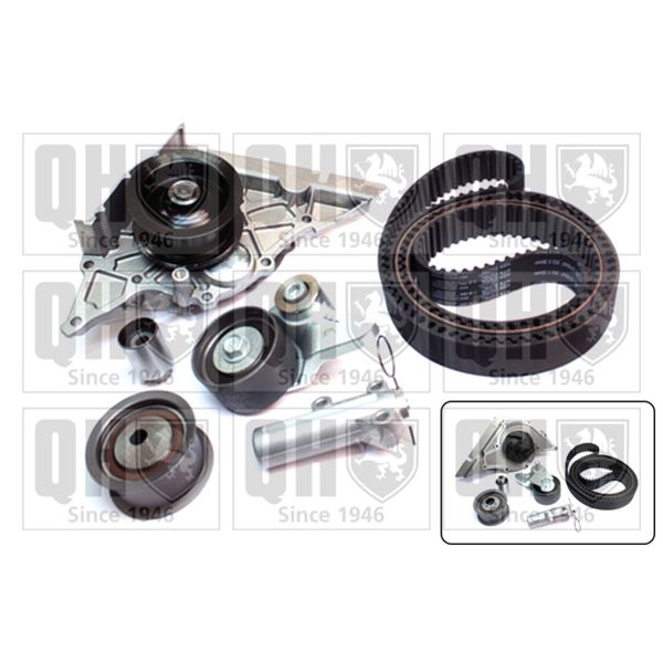 1 kit de distribution + 1 pompe à eau Quinton Hazell QBPK8100