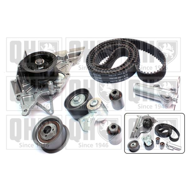 1 kit de distribution + 1 pompe à eau Quinton Hazell QBPK8110