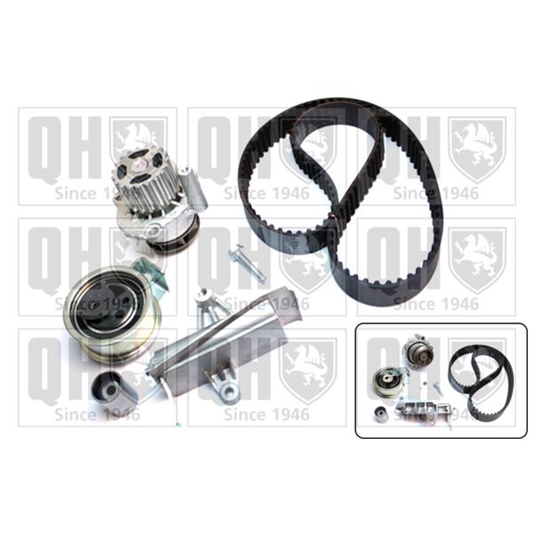 1 kit de distribution + 1 pompe à eau Quinton Hazell QBPK8140