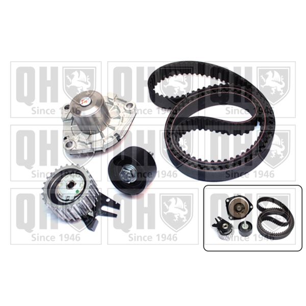 1 kit de distribution + 1 pompe à eau Quinton Hazell QBPK8170