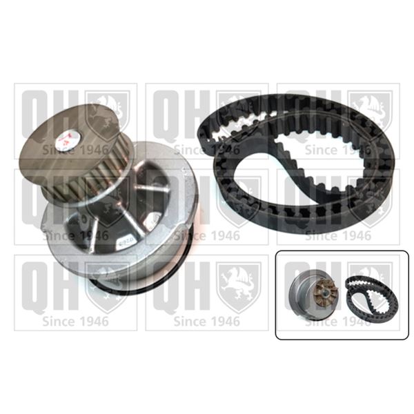 1 kit de distribution + 1 pompe à eau Quinton Hazell QBPK9009