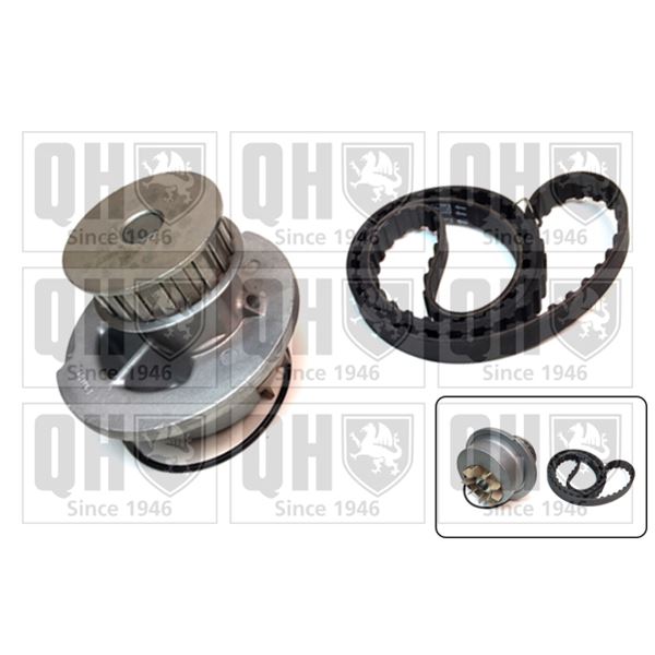 1 kit de distribution + 1 pompe à eau Quinton Hazell QBPK9029