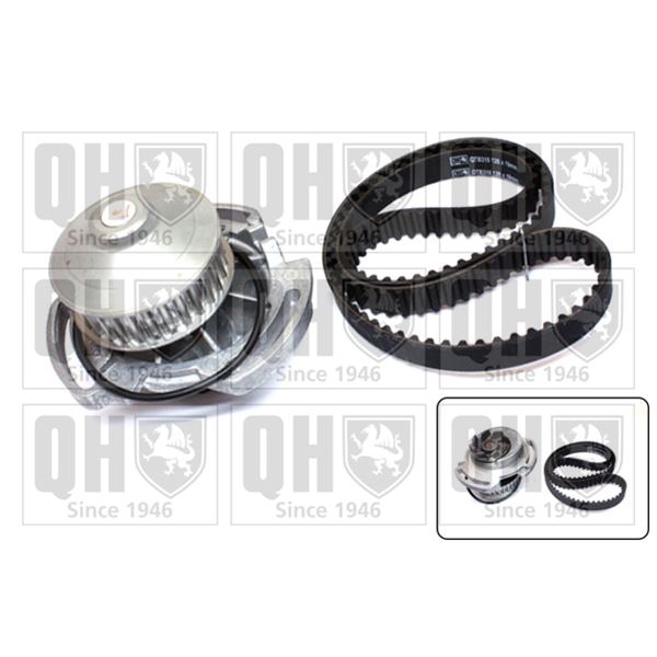 1 kit de distribution + 1 pompe à eau Quinton Hazell QBPK9069