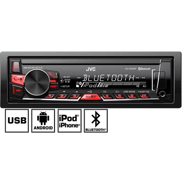 Autoradio Bluetooth JVC KD-X320BTE