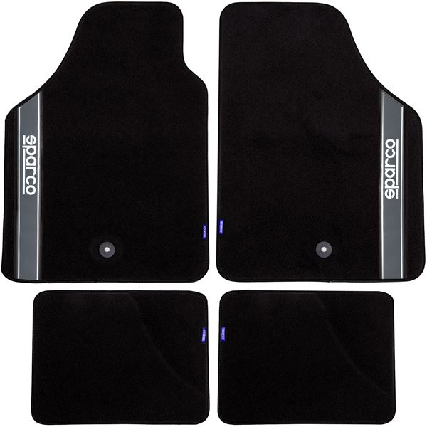 4 tapis moquette universels Sparco