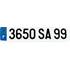 Plaque immatriculation alu confort 520 x 110 mm (ancien système)
