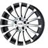Jante alu PLATIN 16 pouces Pl47 Noir Poli Mat