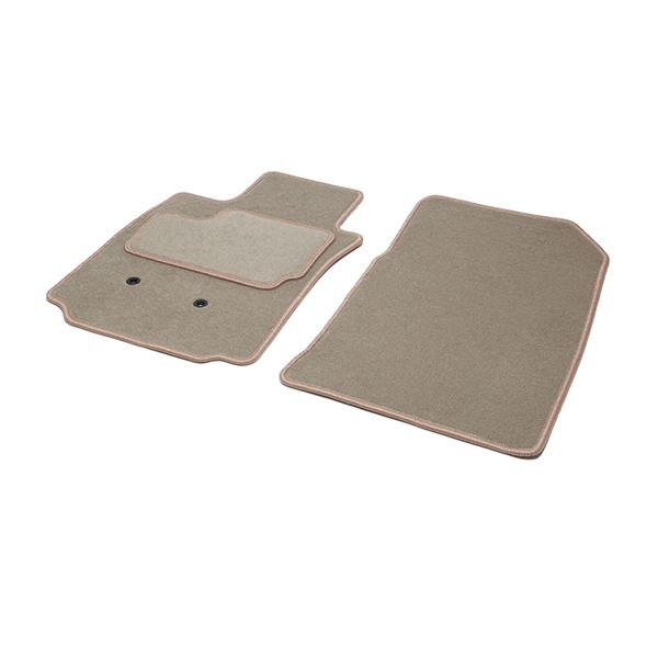 Tapis avant sur mesure qualité Grand Tourisme beige
