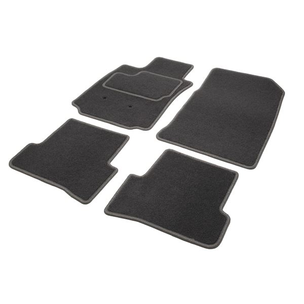 Jeu complet de tapis sur mesure qualité Grand Tourisme gris