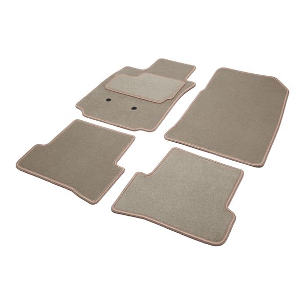 Jeu complet de tapis sur mesure qualité Grand Tourisme beige