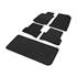 Jeu complet de tapis et tapis de coffre sur mesure qualité Grand Tourisme noir