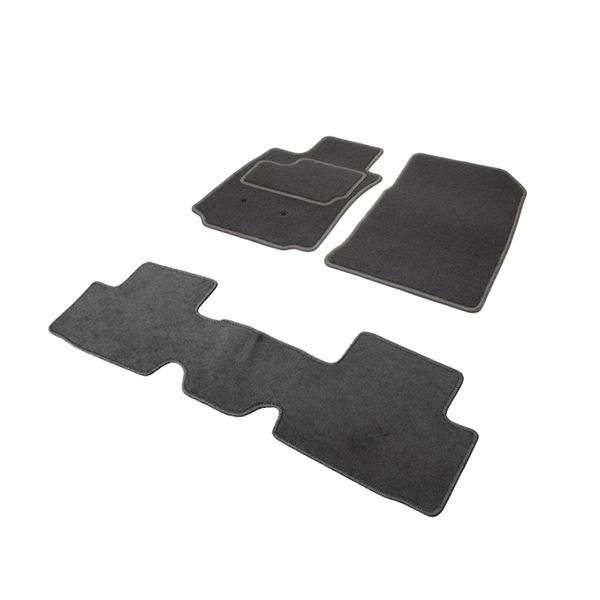 Tapis avant et 1er rang arrière qualité Grand Tourisme gris