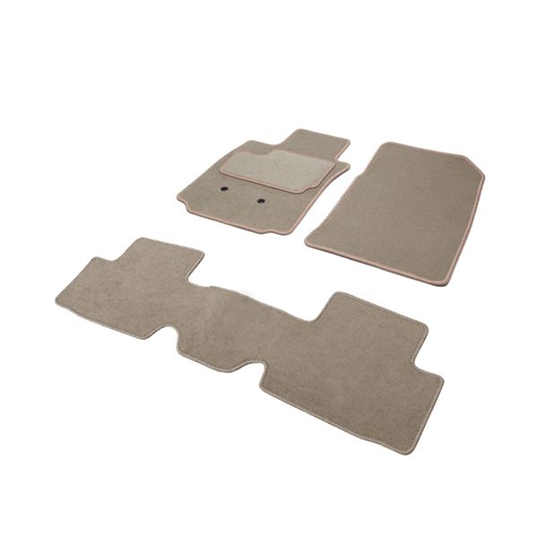 Tapis avant et 1er rang arrière qualité Grand Tourisme beige