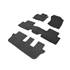 Jeu complet de tapis sur mesure qualité Grand Tourisme gris