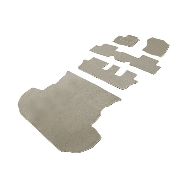 Jeu complet de tapis et tapis de coffre sur mesure qualité Grand Tourisme beige