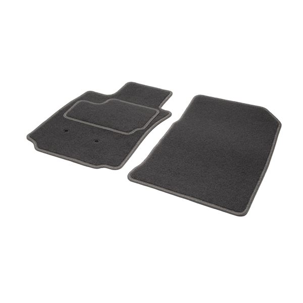 Tapis avant sur mesure pour monospace qualité Grand Tourisme gris