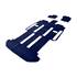 Jeu complet de tapis sur mesure pour monospace qualité Grand Tourisme marine
