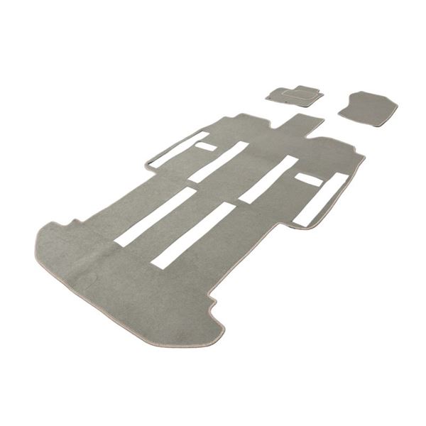 Jeu complet de tapis sur mesure pour monospace qualité Grand Tourisme beige