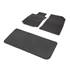 Jeu complet de tapis sur mesure qualité Grand Tourisme gris